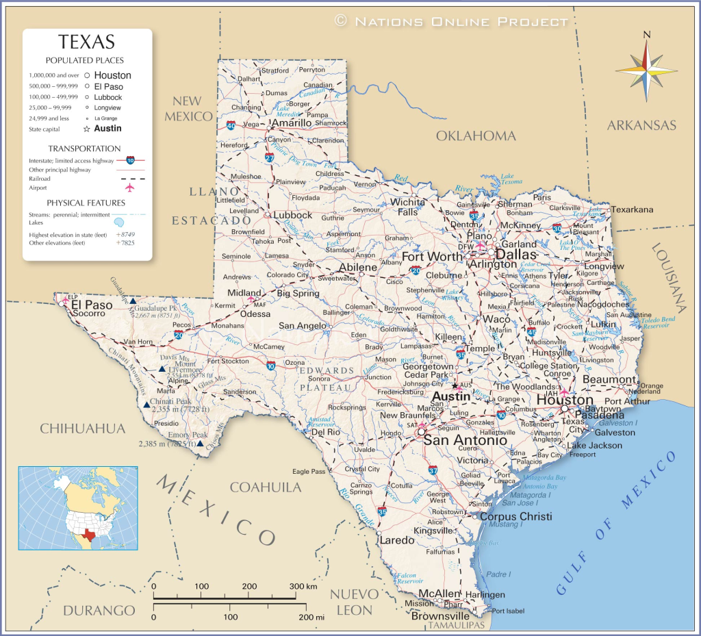 Map highlighting Texas, a hub for quality CNA classes.